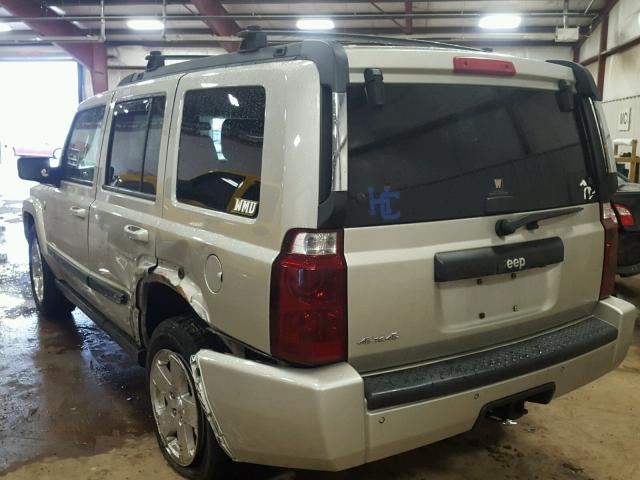 1J8HG48K37C686340 - 2007 JEEP COMMANDER ვერცხლისფერი ფოტო 3