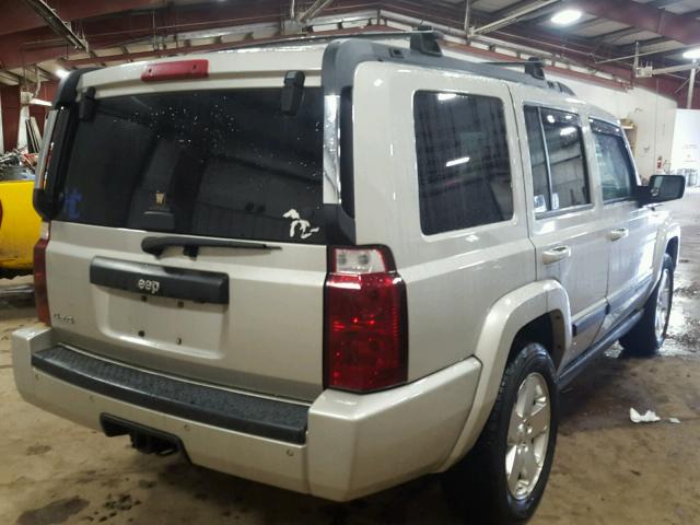 1J8HG48K37C686340 - 2007 JEEP COMMANDER ვერცხლისფერი ფოტო 4