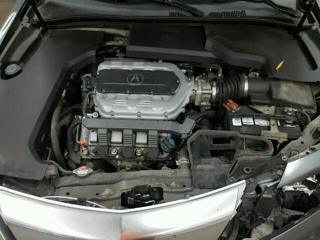 19UUA9F53AA000609 - 2010 ACURA TL GRAY photo 7