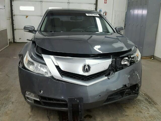 19UUA9F53AA000609 - 2010 ACURA TL GRAY photo 9