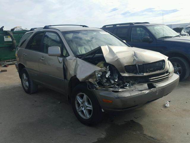 JTJGF10U430157618 - 2003 LEXUS RX 300 BEIGE photo 1