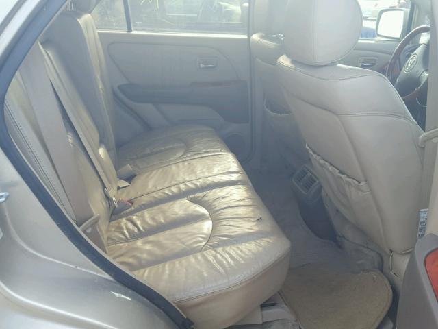 JTJGF10U430157618 - 2003 LEXUS RX 300 BEIGE photo 6