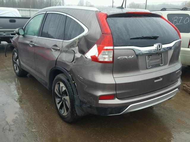 5J6RM3H98GL028423 - 2016 HONDA CR-V TOURI GRAY photo 3