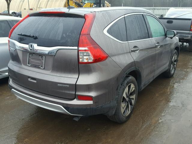 5J6RM3H98GL028423 - 2016 HONDA CR-V TOURI GRAY photo 4