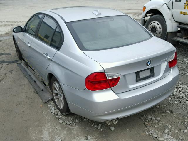 WBAVB13596PT26986 - 2006 BMW 325 I SILVER photo 3