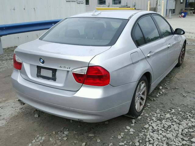 WBAVB13596PT26986 - 2006 BMW 325 I SILVER photo 4