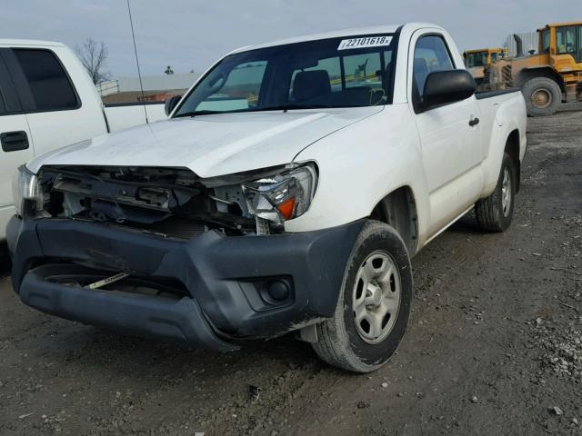 5TFNX4CN9DX022592 - 2013 TOYOTA TACOMA WHITE photo 2