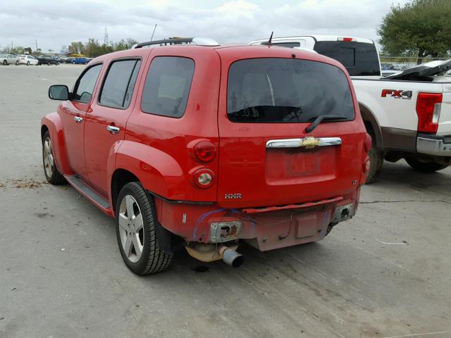 3GNDA53P08S571858 - 2008 CHEVROLET HHR LT RED photo 3