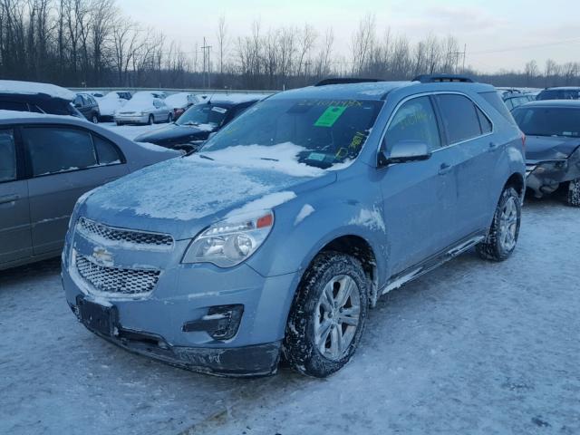 2GNALBEK1E6346775 - 2014 CHEVROLET EQUINOX LT BLUE photo 2