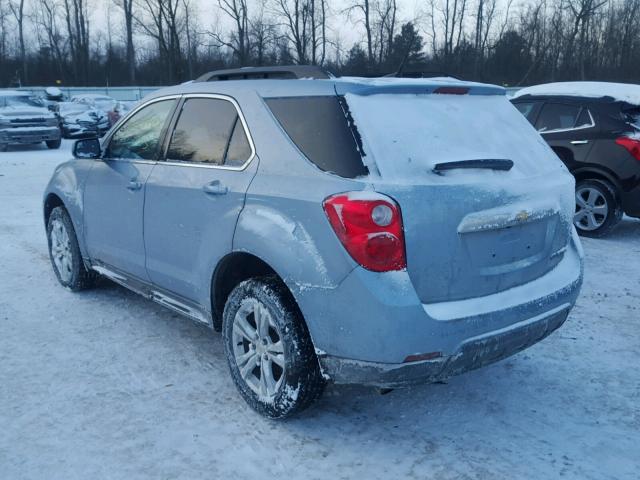 2GNALBEK1E6346775 - 2014 CHEVROLET EQUINOX LT BLUE photo 3