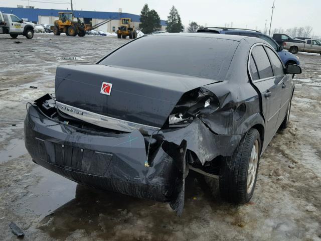 1G8ZS57B48F253542 - 2008 SATURN AURA XE BLACK photo 4