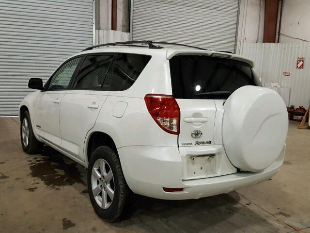 JTMBK31V275028717 - 2007 TOYOTA RAV4 LIMIT WHITE photo 3