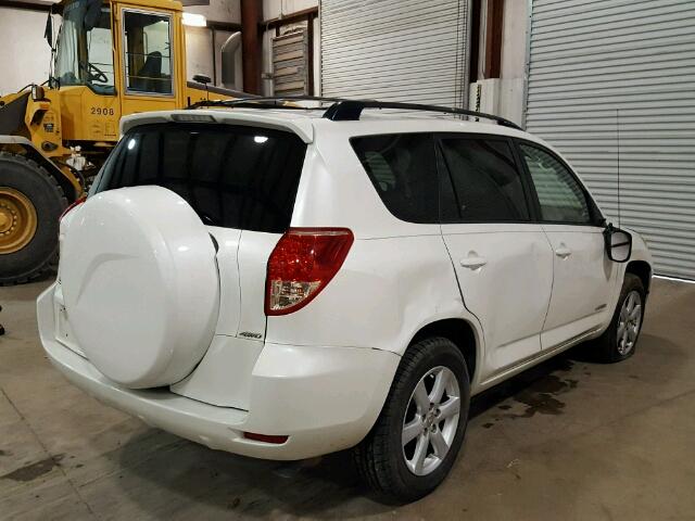 JTMBK31V275028717 - 2007 TOYOTA RAV4 LIMIT WHITE photo 4