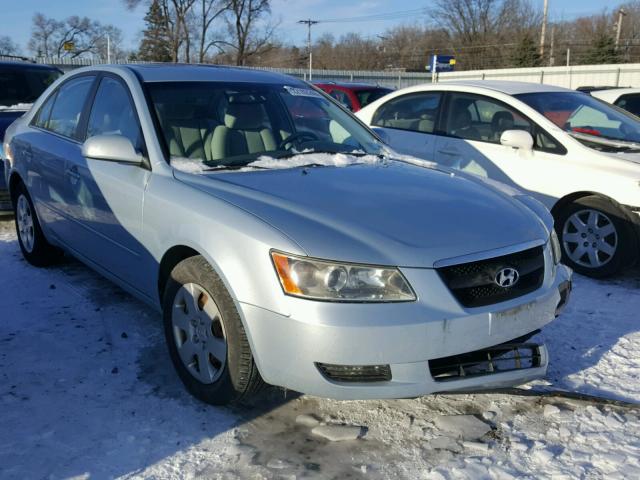 5NPET46C47H271632 - 2007 HYUNDAI SONATA GLS SILVER photo 1