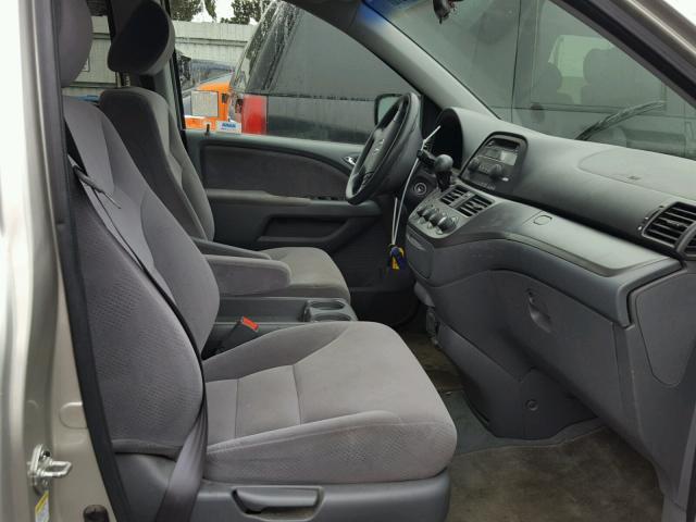 5FNRL38237B094988 - 2007 HONDA ODYSSEY LX SILVER photo 5