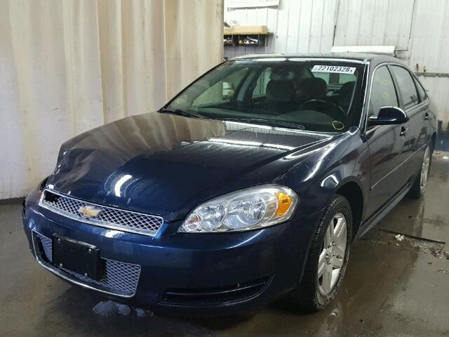 2G1WG5E39C1232698 - 2012 CHEVROLET IMPALA LT BLUE photo 2