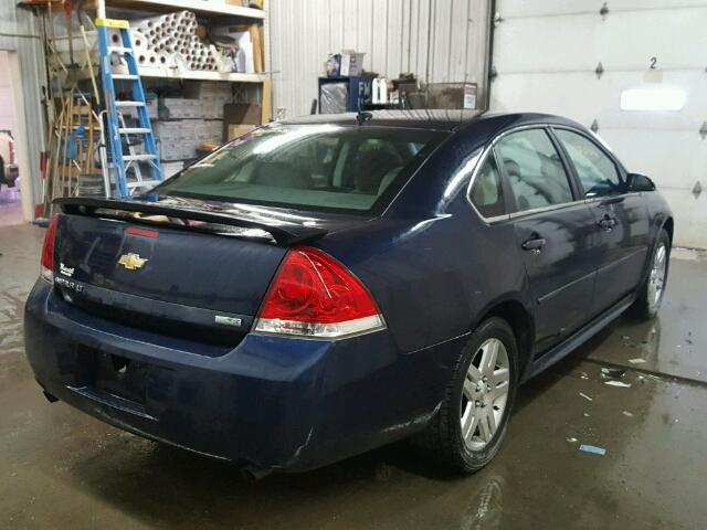 2G1WG5E39C1232698 - 2012 CHEVROLET IMPALA LT BLUE photo 4