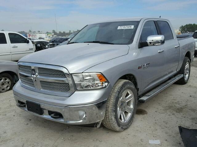 1C6RR6LT0HS629612 - 2017 RAM 1500 SLT SILVER photo 2