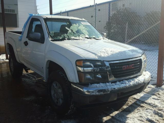 1GTDT146X68298550 - 2006 GMC CANYON WHITE photo 1