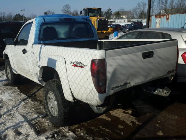 1GTDT146X68298550 - 2006 GMC CANYON WHITE photo 3