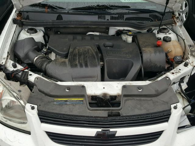 1G1AD5F57A7201453 - 2010 CHEVROLET COBALT 1LT WHITE photo 7