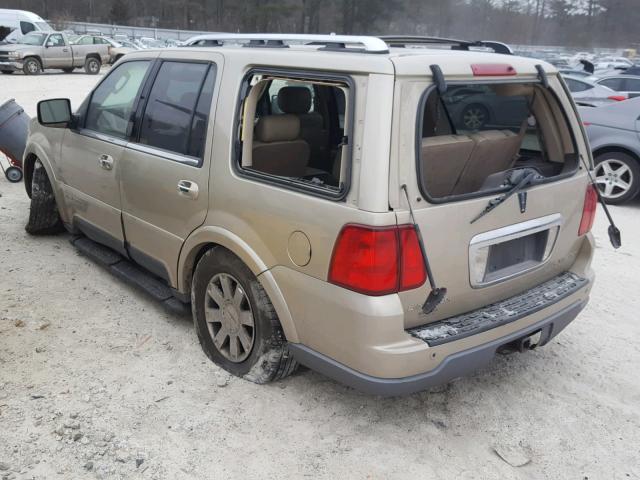 5LMFU28R44LJ01102 - 2004 LINCOLN NAVIGATOR GOLD photo 3