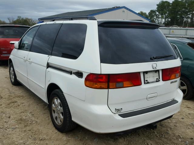 5FNRL18654B125063 - 2004 HONDA ODYSSEY EX WHITE photo 3