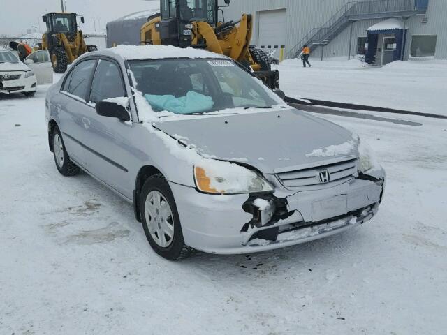 2HGES16493H939813 - 2003 HONDA CIVIC DX SILVER photo 1