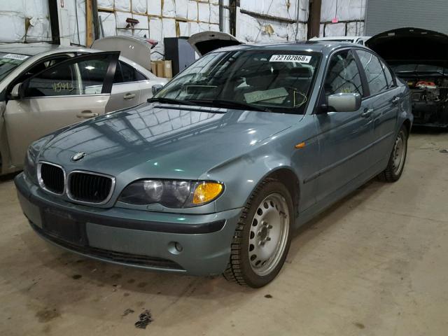 WBAEU334X2PF71953 - 2002 BMW 325 XI GREEN photo 2