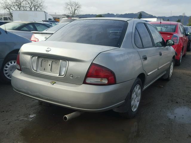 3N1CB51D62L652667 - 2002 NISSAN SENTRA XE SILVER photo 4