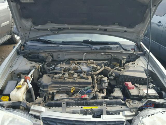 3N1CB51D62L652667 - 2002 NISSAN SENTRA XE SILVER photo 7