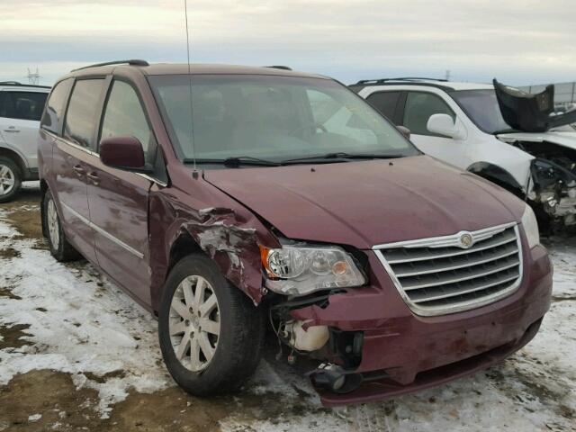 2A8HR54P98R708979 - 2008 CHRYSLER TOWN & COU MAROON photo 1