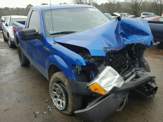 1FTMF1CW5AFD08995 - 2010 FORD F150 BLUE photo 1