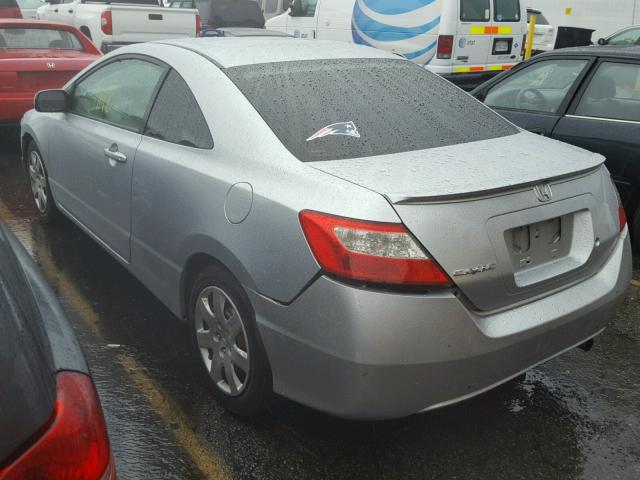 2HGFG11649H521683 - 2009 HONDA CIVIC LX SILVER photo 3