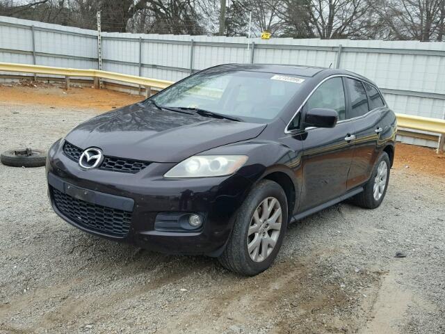 JM3ER293370146382 - 2007 MAZDA CX-7 PURPLE photo 2