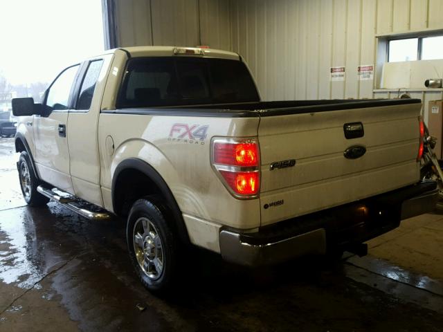 1FTRX14V39FA40422 - 2009 FORD F150 SUPER WHITE photo 3