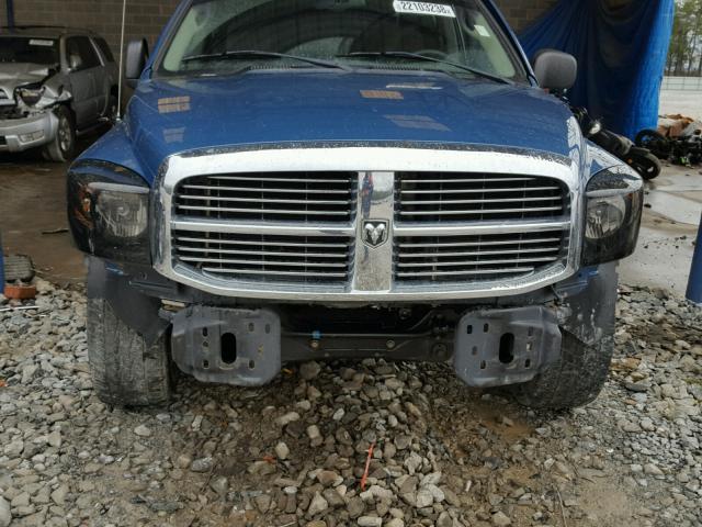 1D7HA18N56S672242 - 2006 DODGE RAM 1500 S BLUE photo 10