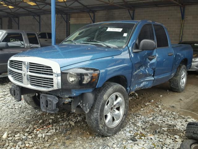 1D7HA18N56S672242 - 2006 DODGE RAM 1500 S BLUE photo 2