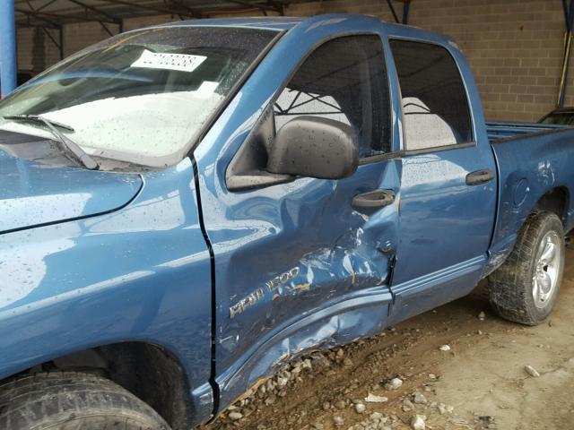 1D7HA18N56S672242 - 2006 DODGE RAM 1500 S BLUE photo 9