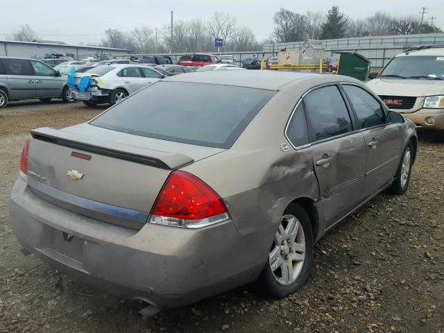 2G1WC581069301841 - 2006 CHEVROLET IMPALA LT BROWN photo 4