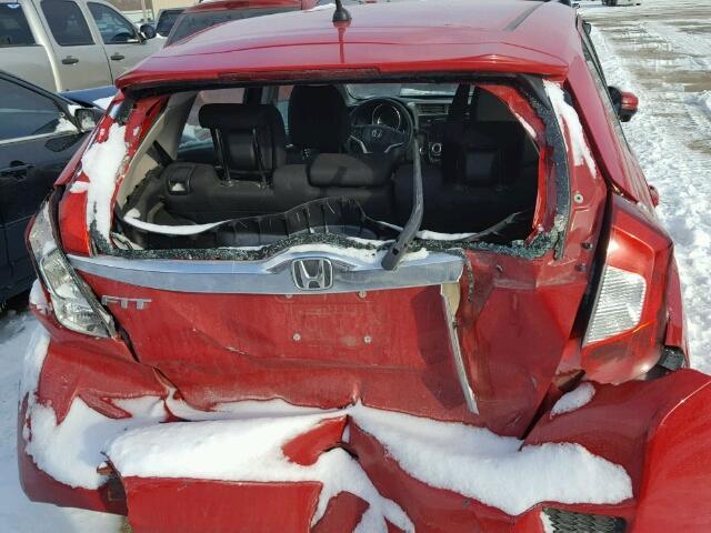 3HGGK5H83FM739452 - 2015 HONDA FIT EX RED photo 9