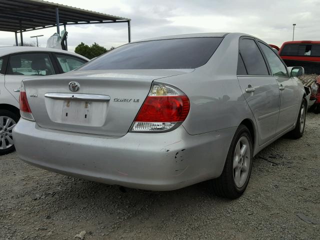 4T1BE32K76U720600 - 2006 TOYOTA CAMRY LE SILVER photo 4