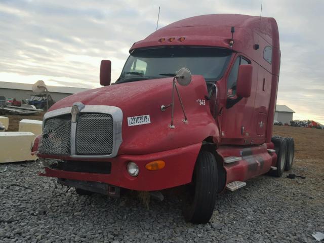 1XKTDR9X8YJ843721 - 2000 KENWORTH CONSTRUCTI RED photo 2