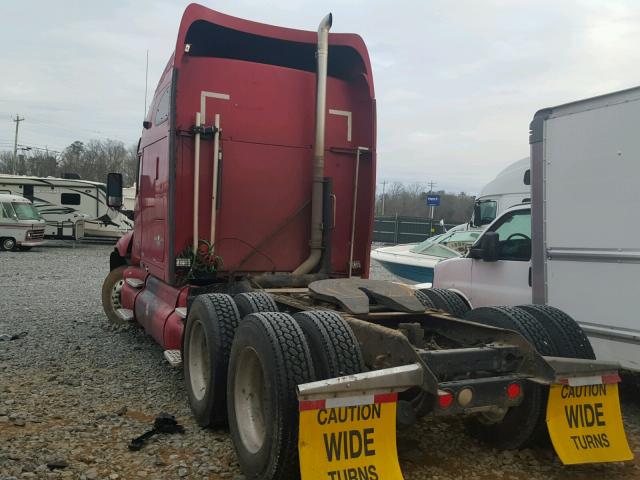 1XKTDR9X8YJ843721 - 2000 KENWORTH CONSTRUCTI RED photo 3