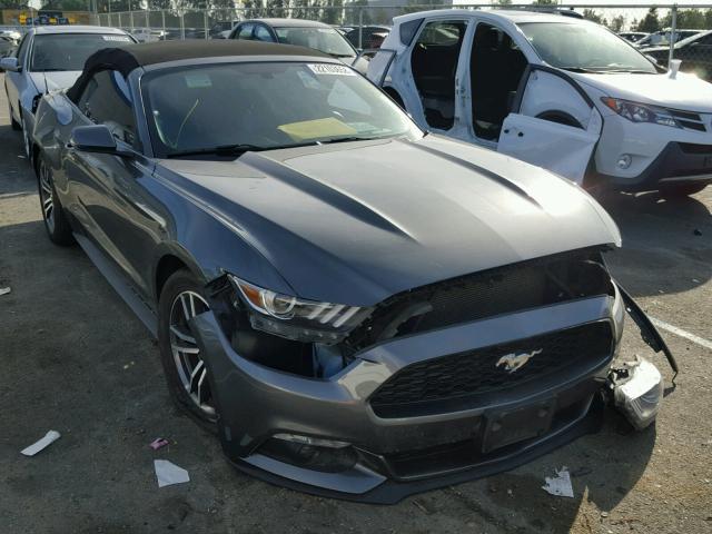 1FATP8UH0G5280674 - 2016 FORD MUSTANG CHARCOAL photo 1