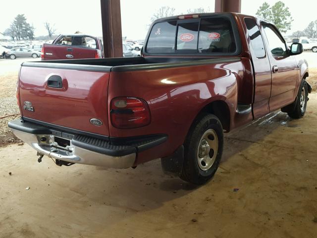 1FTZX0727YKB35194 - 2000 FORD F150 MAROON photo 4