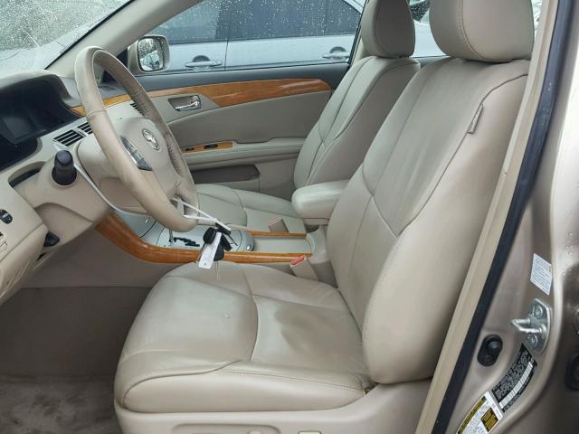 4T1BK36B97U216425 - 2007 TOYOTA AVALON XL GOLD photo 5