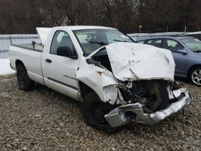 3D7KR26D06G118032 - 2006 DODGE RAM 2500 S WHITE photo 1