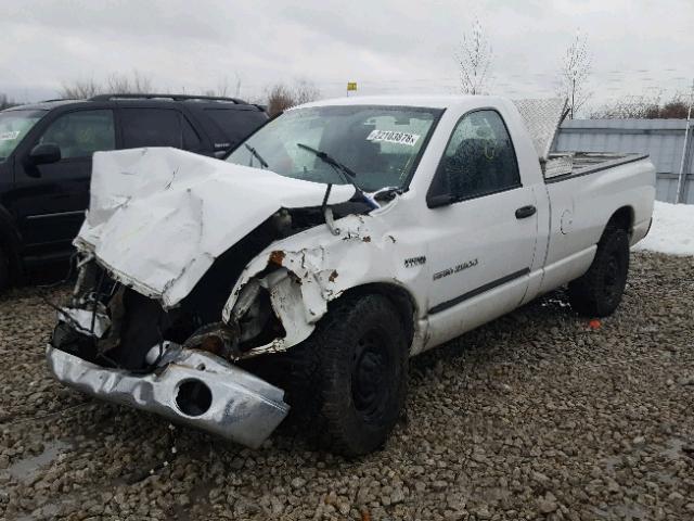 3D7KR26D06G118032 - 2006 DODGE RAM 2500 S WHITE photo 2