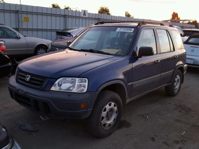 JHLRD1847XC082829 - 1999 HONDA CR-V LX BLUE photo 2